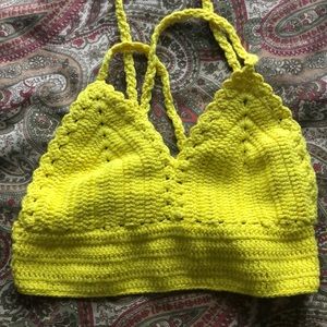 Crochet halter top